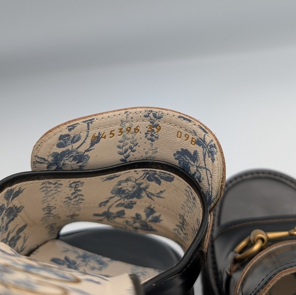 Gucci Cordovan Lux Horsebit Chunky Slide Shoes 39 / US 9 - Picture 10 of 12